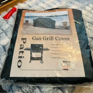 Black Patio Gas Grill Cover